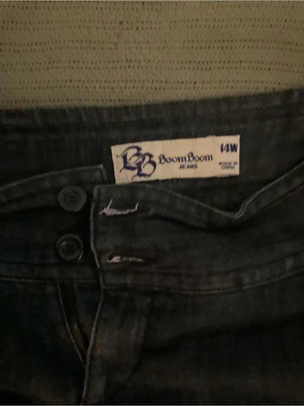 Boom Boom Jeans Denim Bermuda Shorts Size 14W